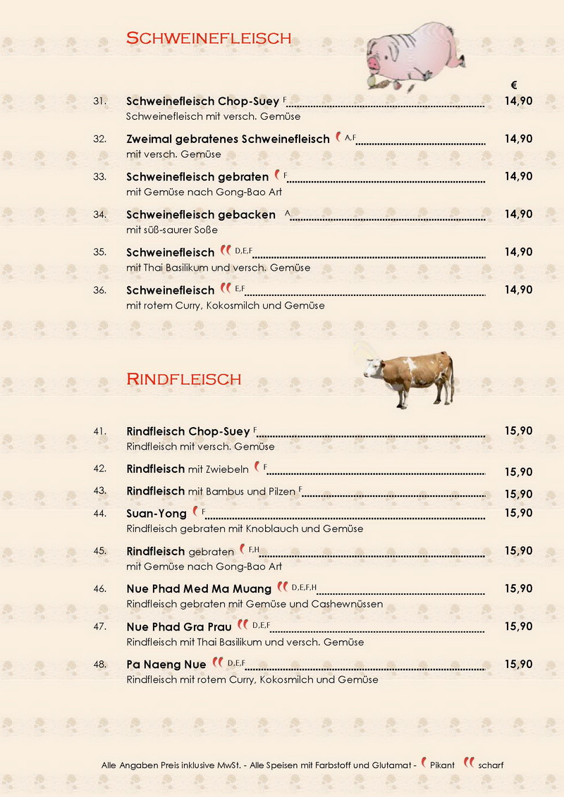 speisekarte